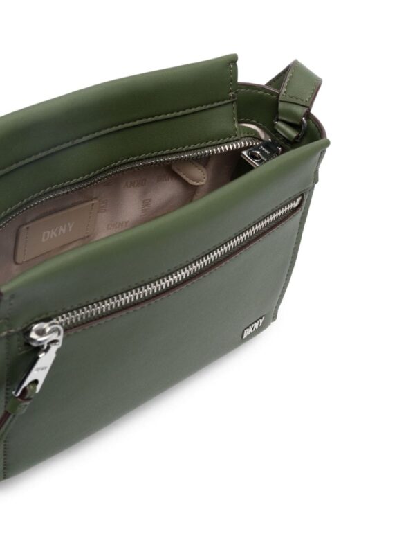 DKNY Pax cotton-linen crossbody bag - Image 5