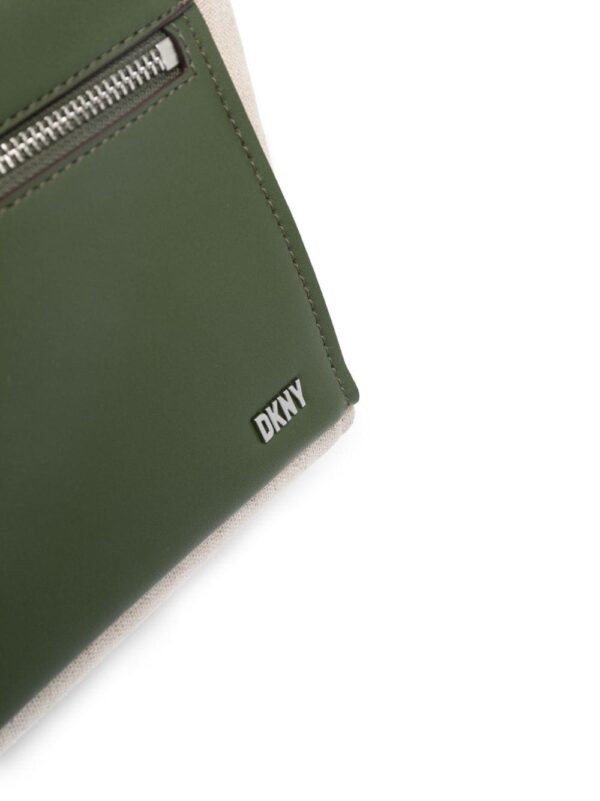 DKNY Pax cotton-linen crossbody bag - Image 4