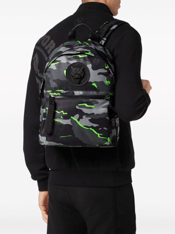 Plein Sport Boston camouflage-print backpack - Image 3