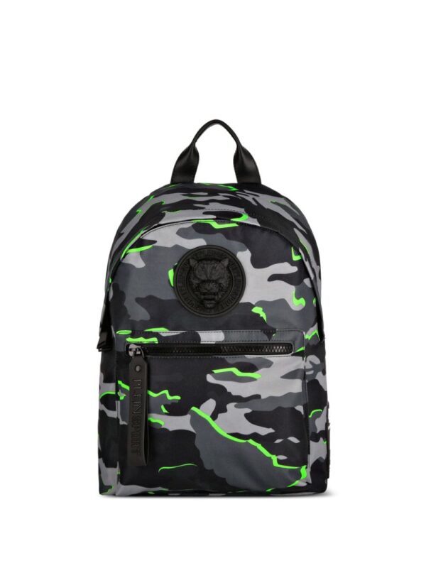 Plein Sport Boston camouflage-print backpack
