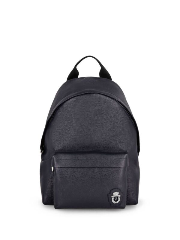 Billionaire Crest leather backpack