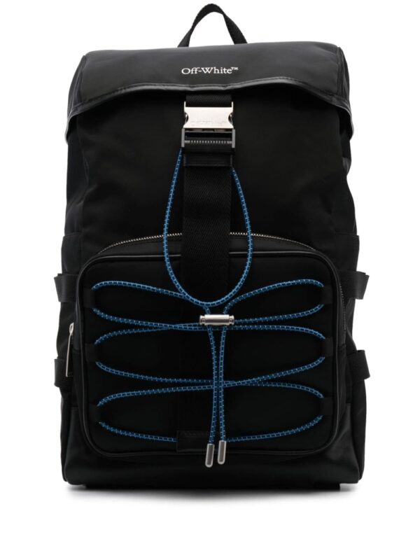 Off-White Courrie Flap drawstring backpack