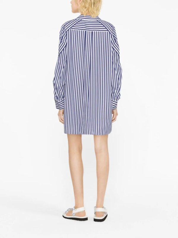 sacai  wide-style striped cotton shirt - Image 3