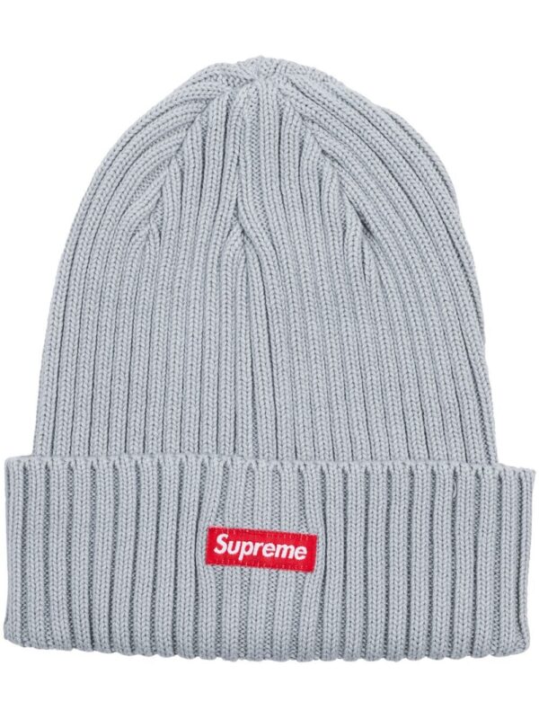 Supreme overdyed rib-knit beanie