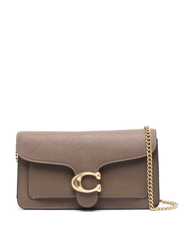 Coach logo plaque crossbody bag