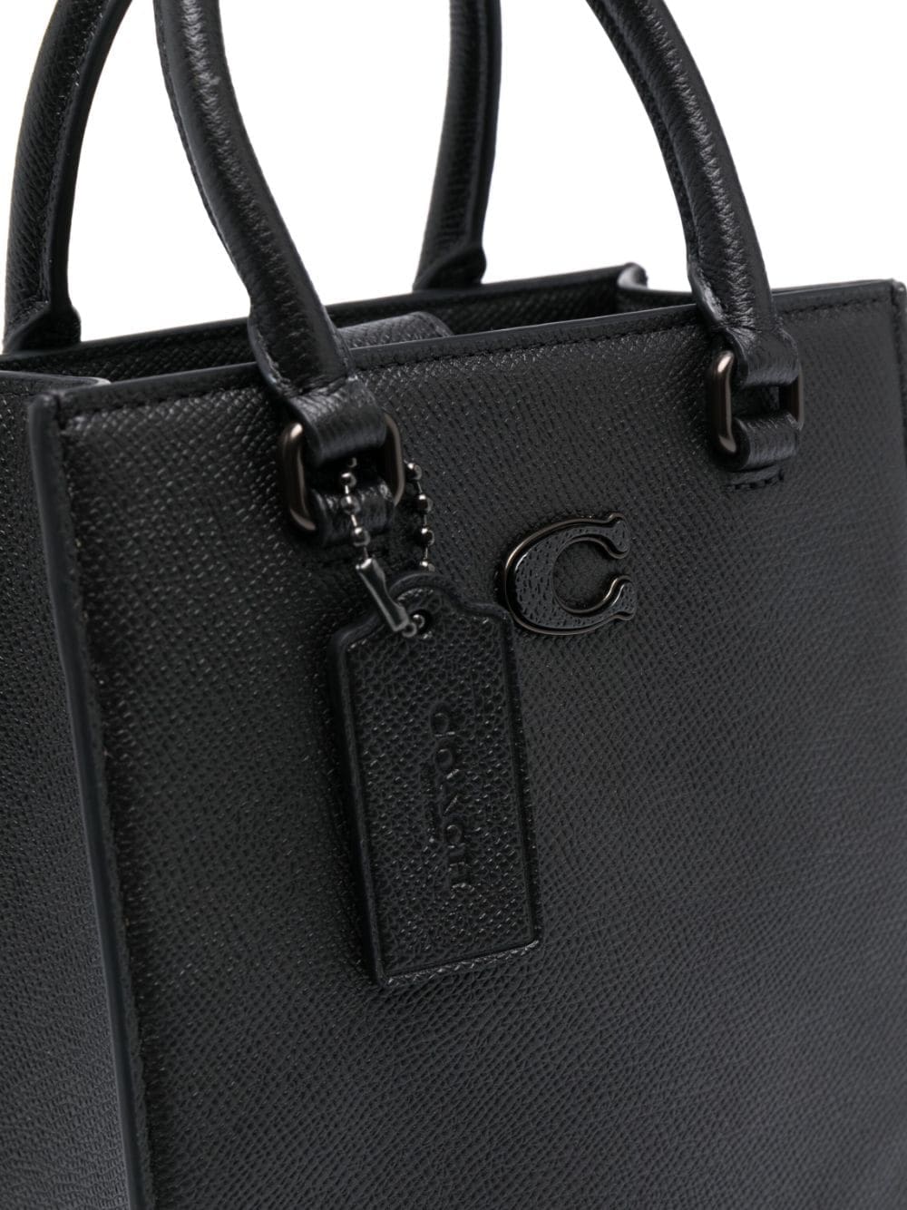 Coach logo plaque tote bag - Image 4