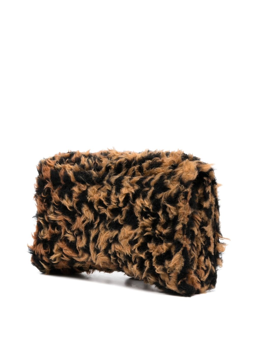 Balenciaga Hourglass fleece clutch bag - Image 3