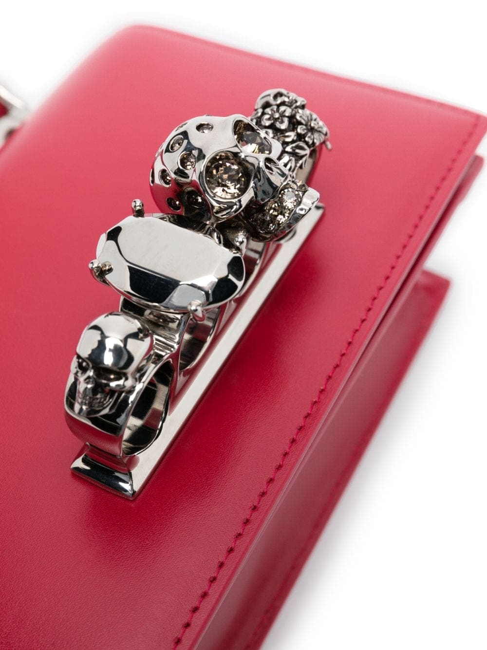 Alexander McQueen skull-motif leather shoulder bag - Image 5