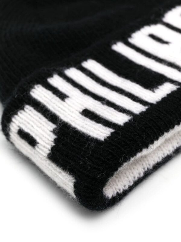 Philipp Plein Philipp Plein jacquard beanie - Image 2