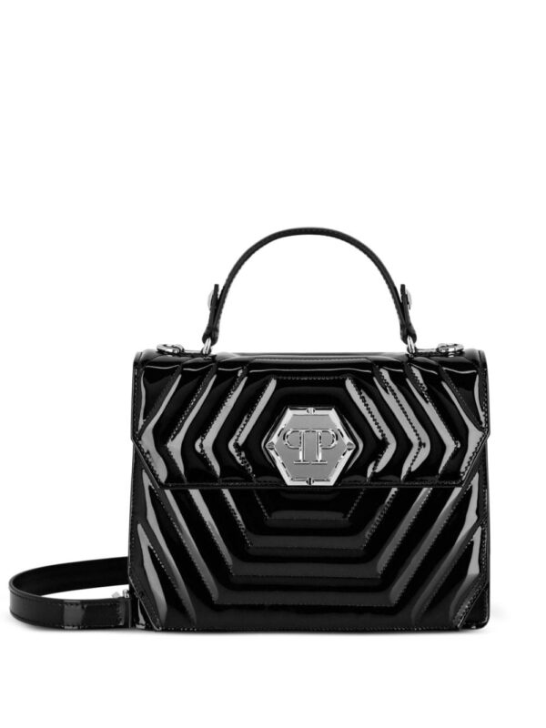 Philipp Plein Hexagon quilted tote bag