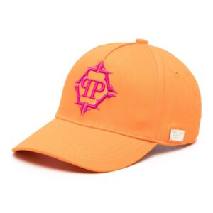 Philipp Plein hexagon logo-embroidered cap