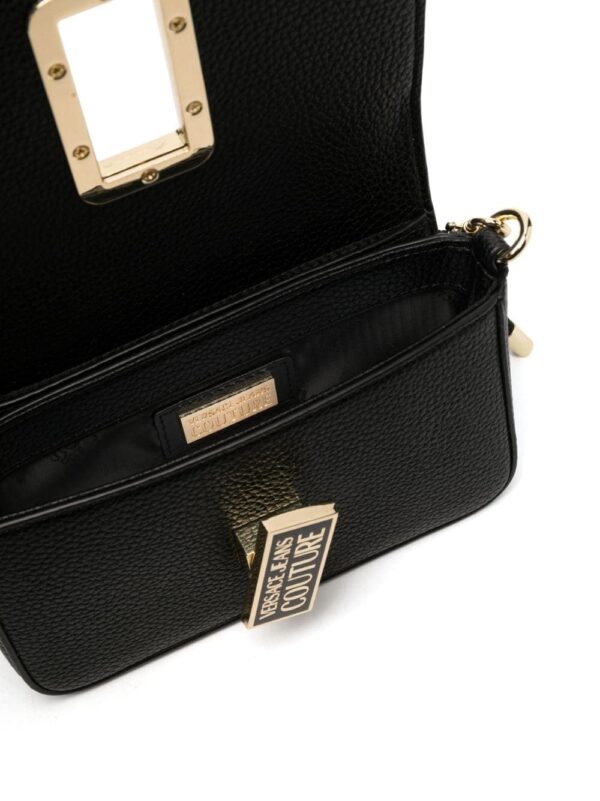 Versace Jeans Couture logo-plaque faux-leather shoulder bag - Image 5