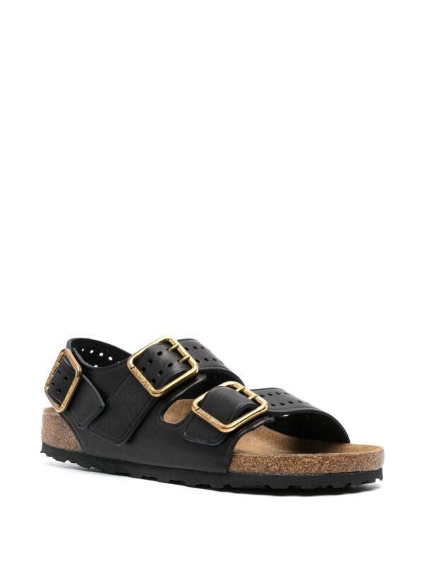 Birkenstock buckled leather sandals - Image 3