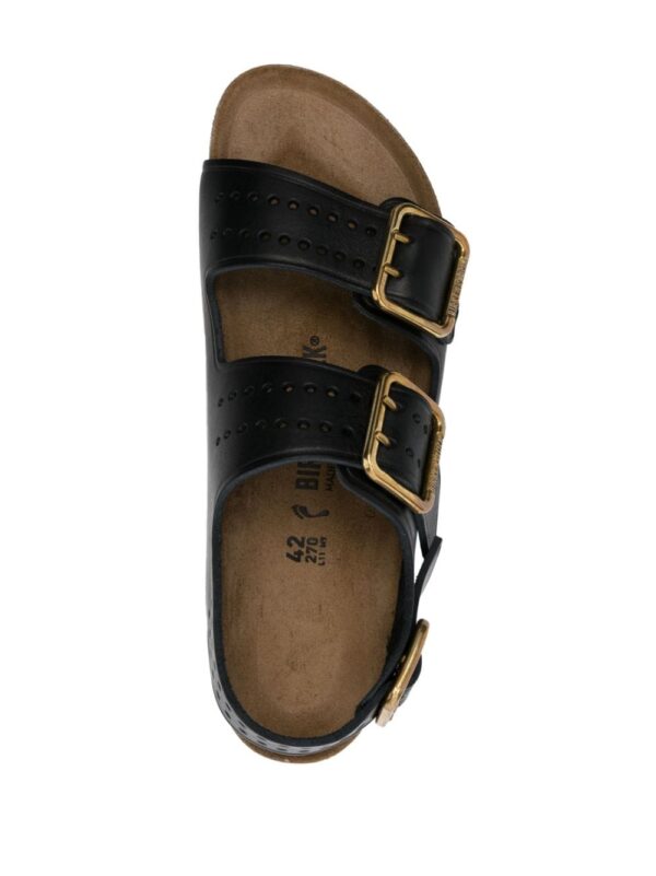 Birkenstock buckled leather sandals - Image 4