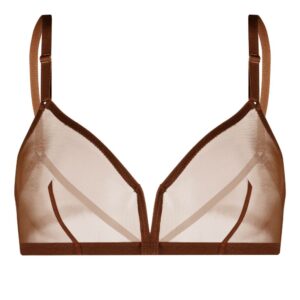 ERES contrasting-trim spaghetti-strap bra