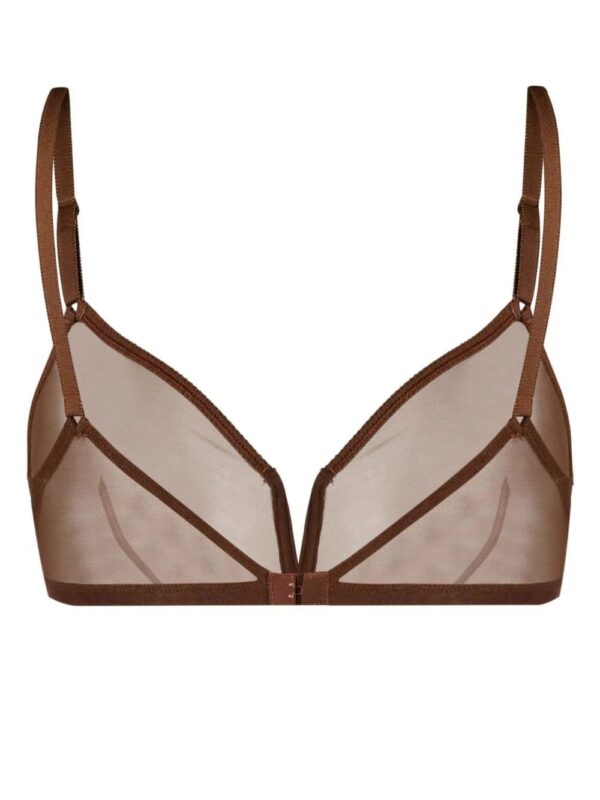 ERES  contrasting-trim spaghetti-strap bra - Image 2