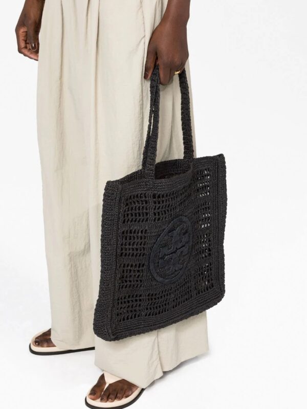 Tory Burch  Ella logo-embroidered crochet tote bag - Image 2