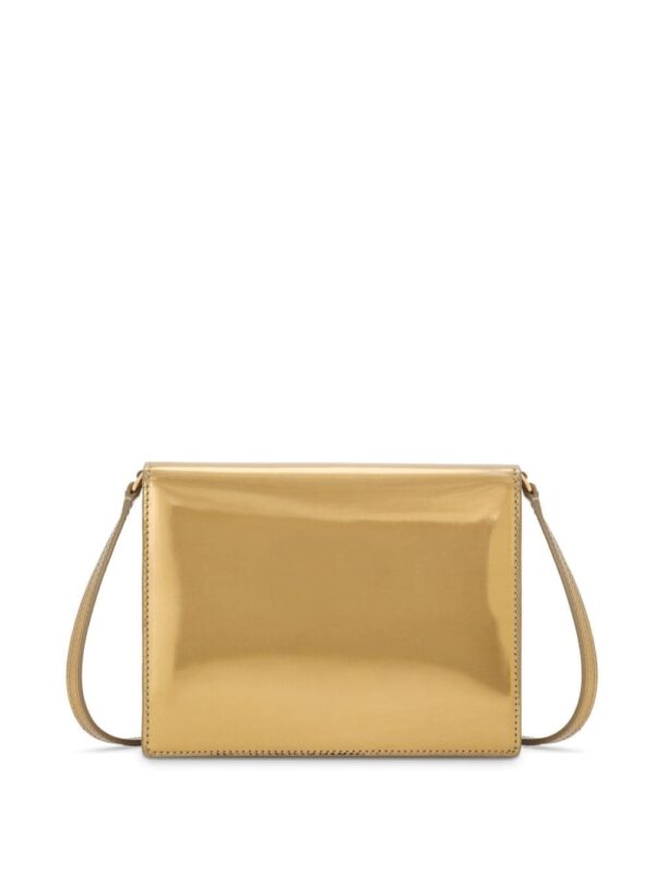 Dolce & Gabbana logo-embossed metallic-effect bag - Image 3