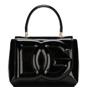 Dolce & Gabbana logo-embossed leather bag