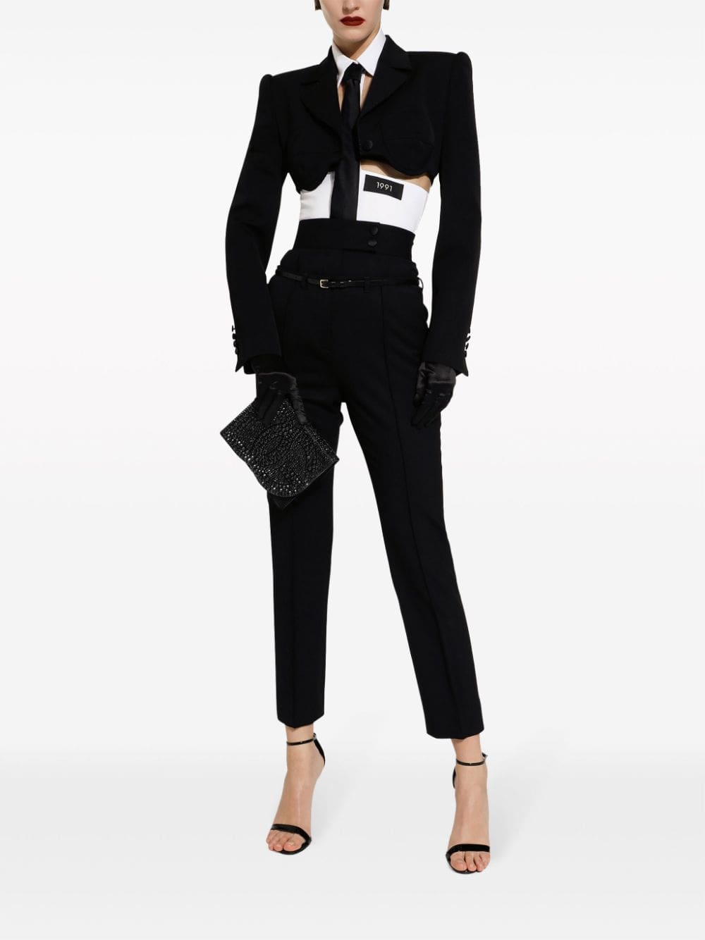 Dolce & Gabbana DG Logo rhinestone-embellished crossbody bag - Image 2