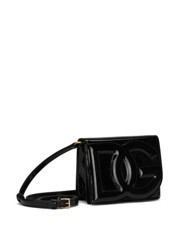 Dolce & Gabbana DG patent-leather crossbody bag - Image 5