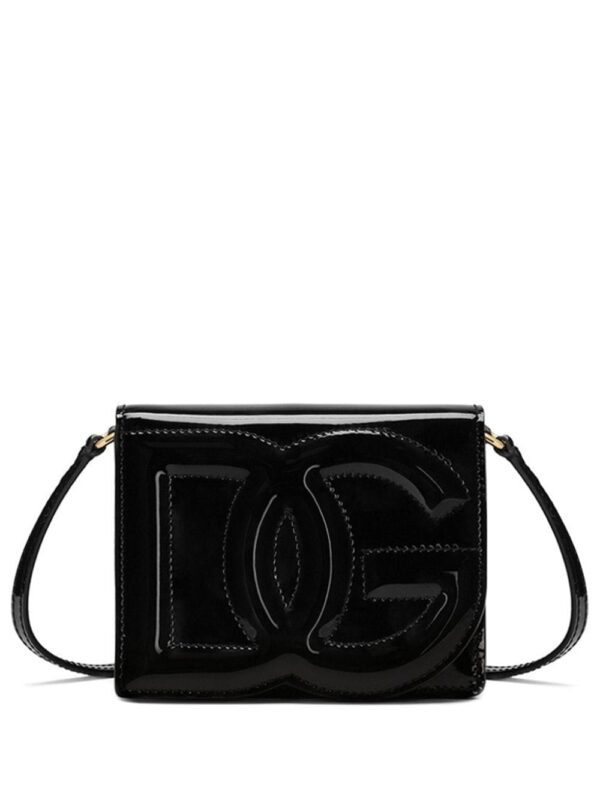 Dolce & Gabbana DG patent-leather crossbody bag
