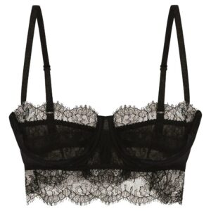 Dolce & Gabbana Chantilly-lace balconette bra