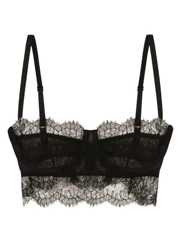 Dolce & Gabbana  Chantilly-lace balconette bra