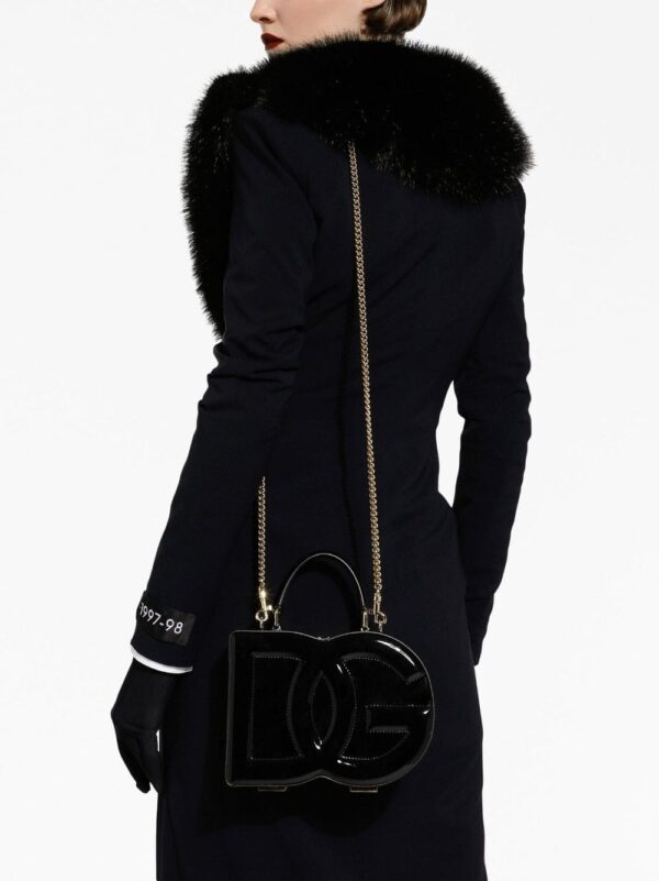 Dolce & Gabbana logo-embossed leather tote bag - Image 3