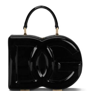 Dolce & Gabbana logo-embossed leather tote bag