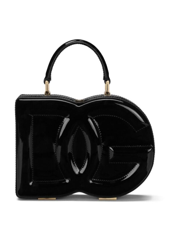 Dolce & Gabbana logo-embossed leather tote bag