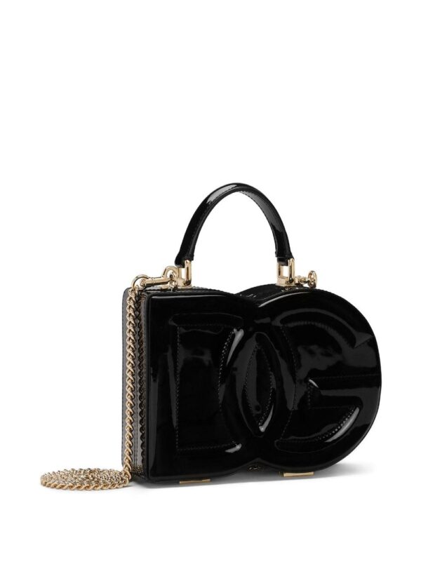 Dolce & Gabbana logo-embossed leather tote bag - Image 5