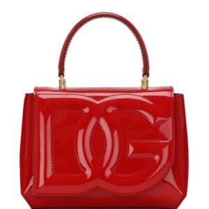 Dolce & Gabbana logo-embossed leather bag