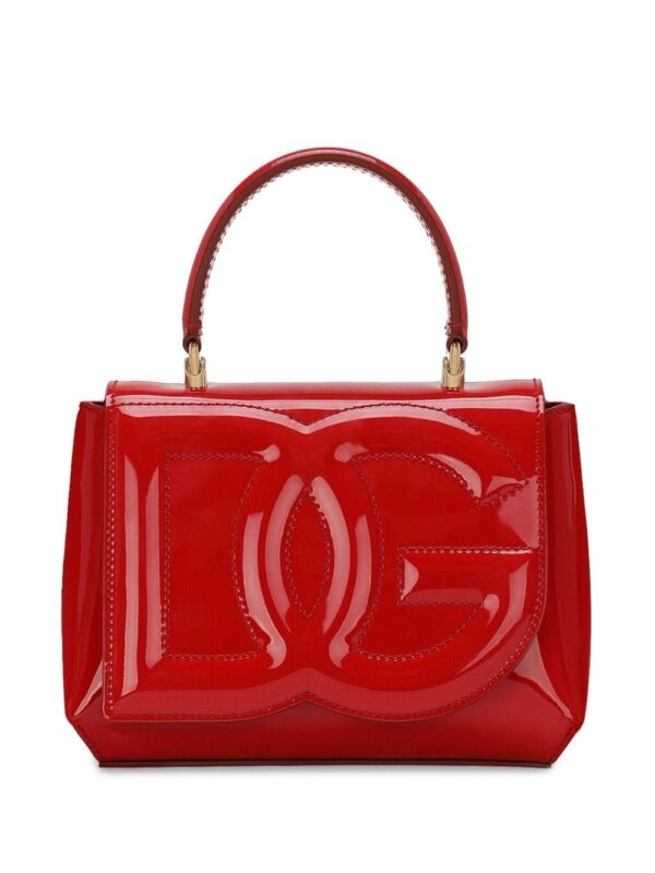 Dolce & Gabbana logo-embossed leather bag