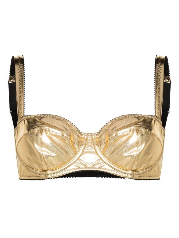 Dolce & Gabbana  balconette metallic bra
