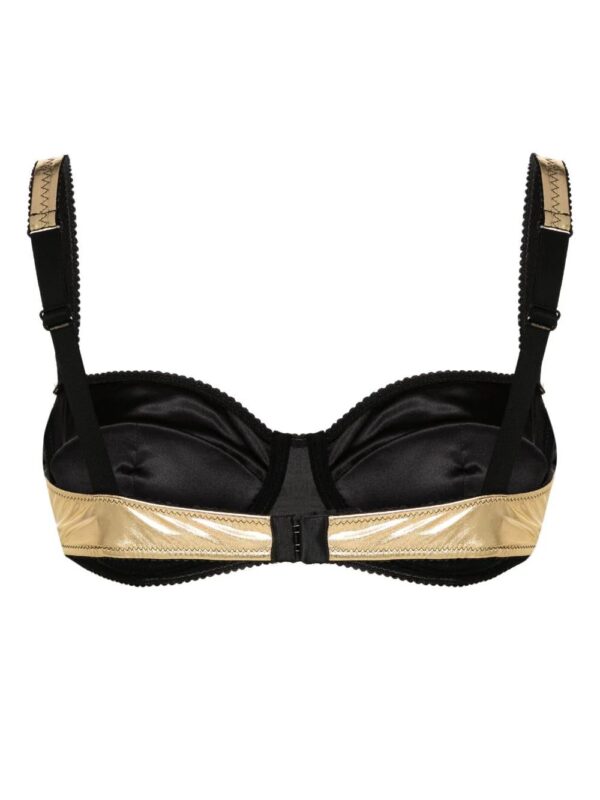 Dolce & Gabbana  balconette metallic bra - Image 2