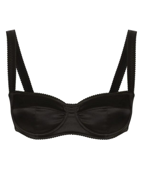 Dolce & Gabbana  satin-finish balconette-style bra