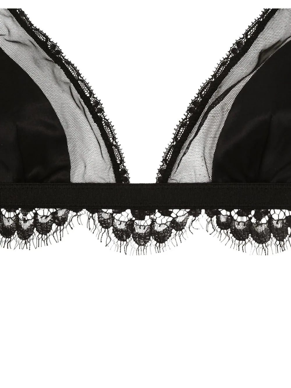 Dolce & Gabbana lace-detailing semi-sheer bra - Image 4