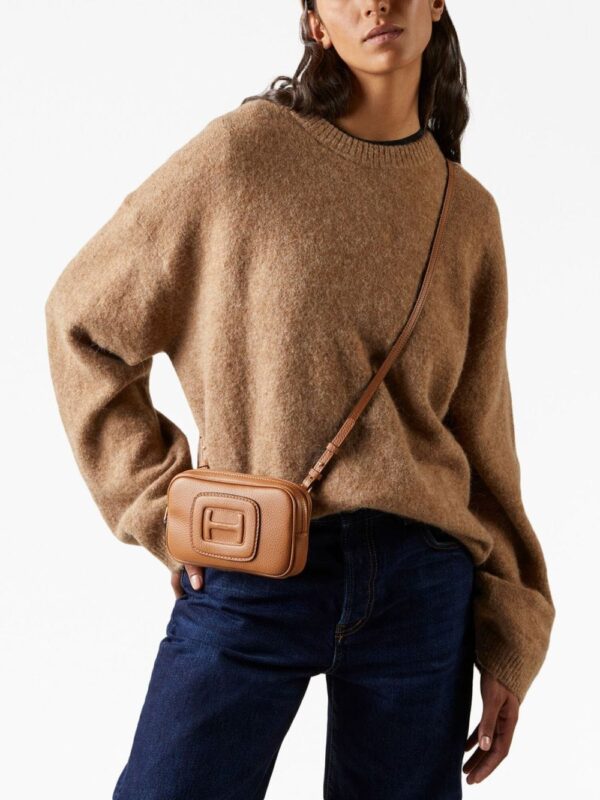 Hogan  mini H-bag logo-embossed leather bag - Image 2