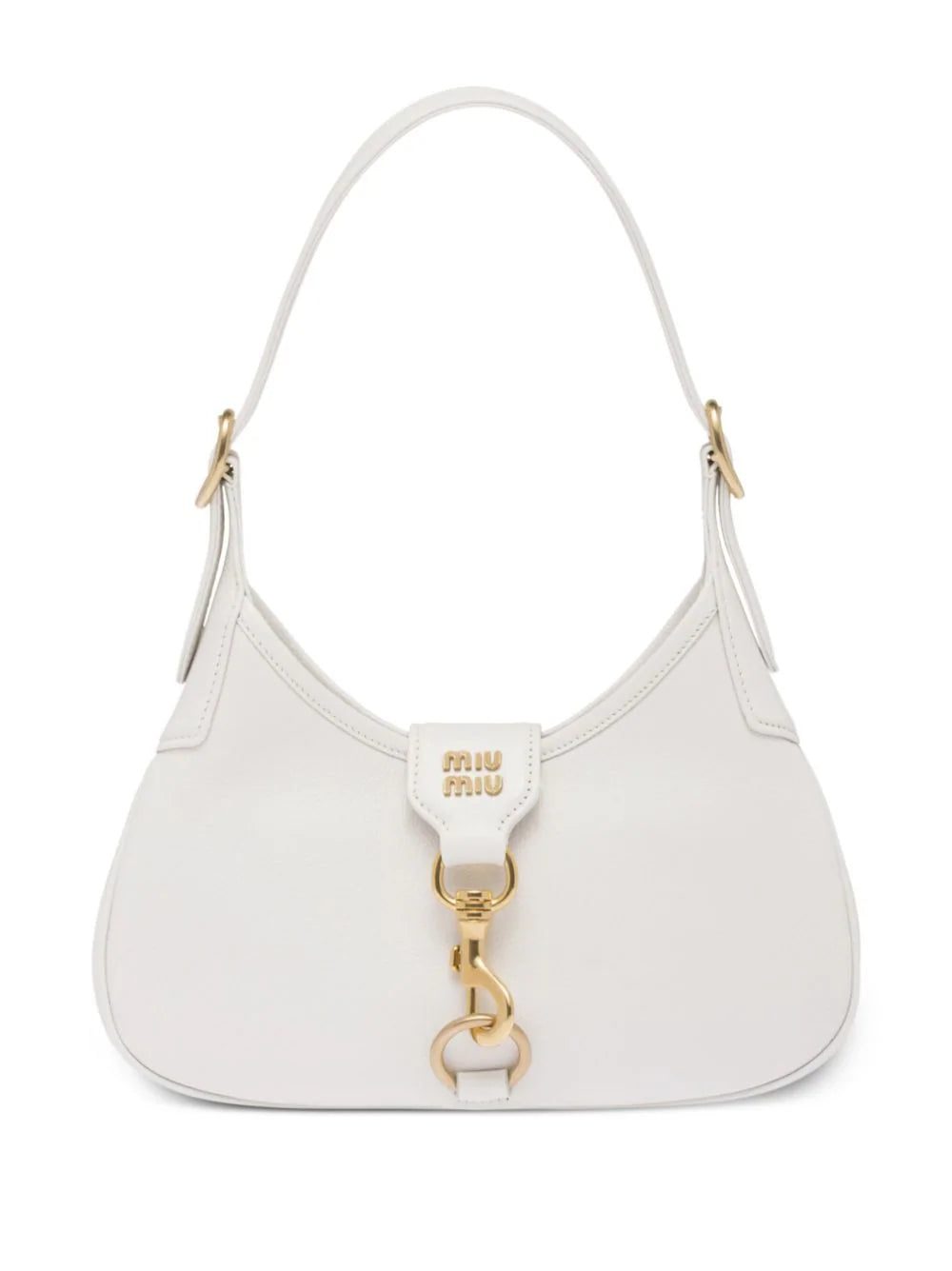 Miu Miu Madras leather shoulder bag