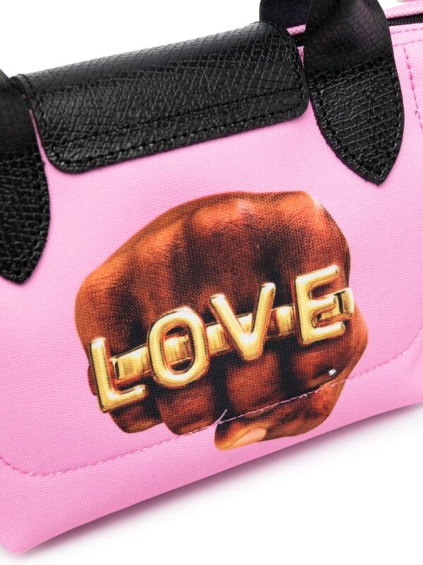 Longchamp  x ToiletPaper printed tote bag - Image 3