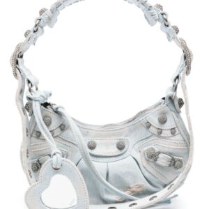 Balenciaga XS Le Cagole denim shoulder bag