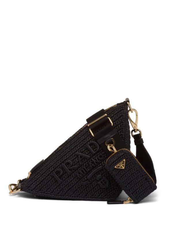Prada Triangle crochet shoulder bag