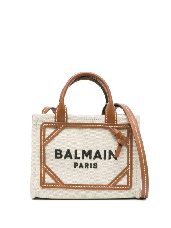 Balmain mini B-Army canvas bag