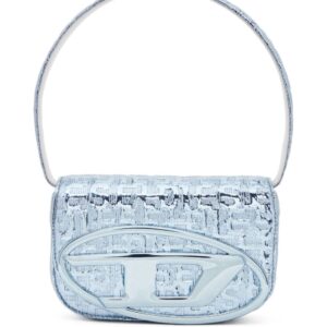 Diesel Ff 1DR metallic-effect shoulder bag