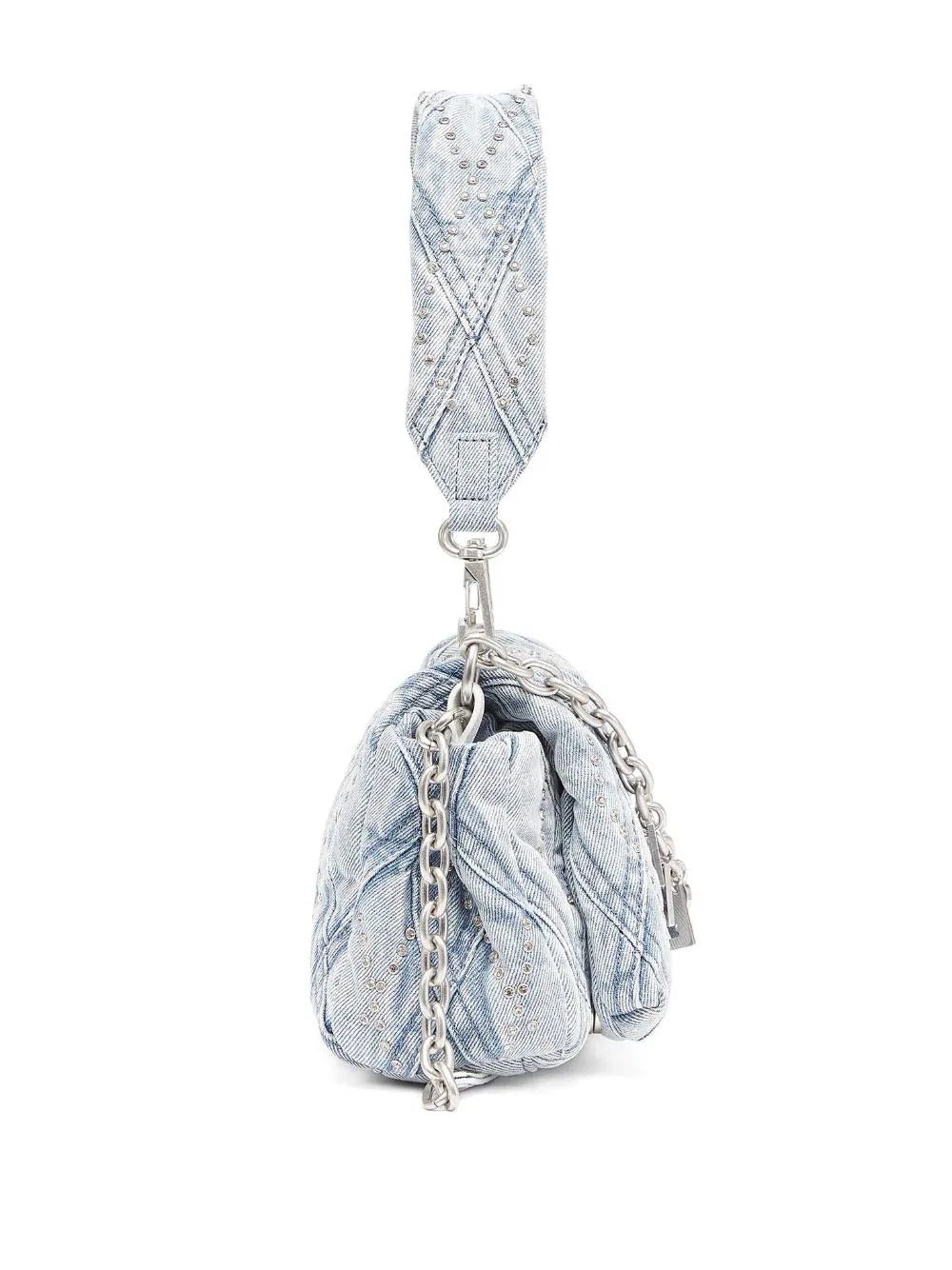 Diesel Charm-D embellished shoulder bag - Image 3