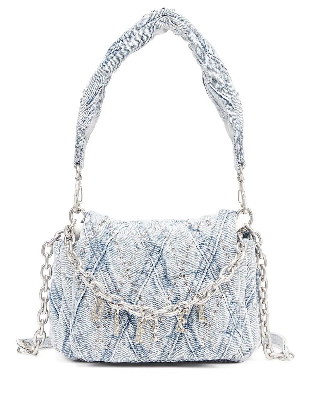Diesel Charm-D embellished shoulder bag