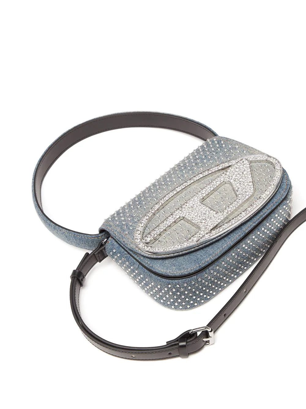 Diesel 1DR crystal-embellished shoulder bag - Image 4