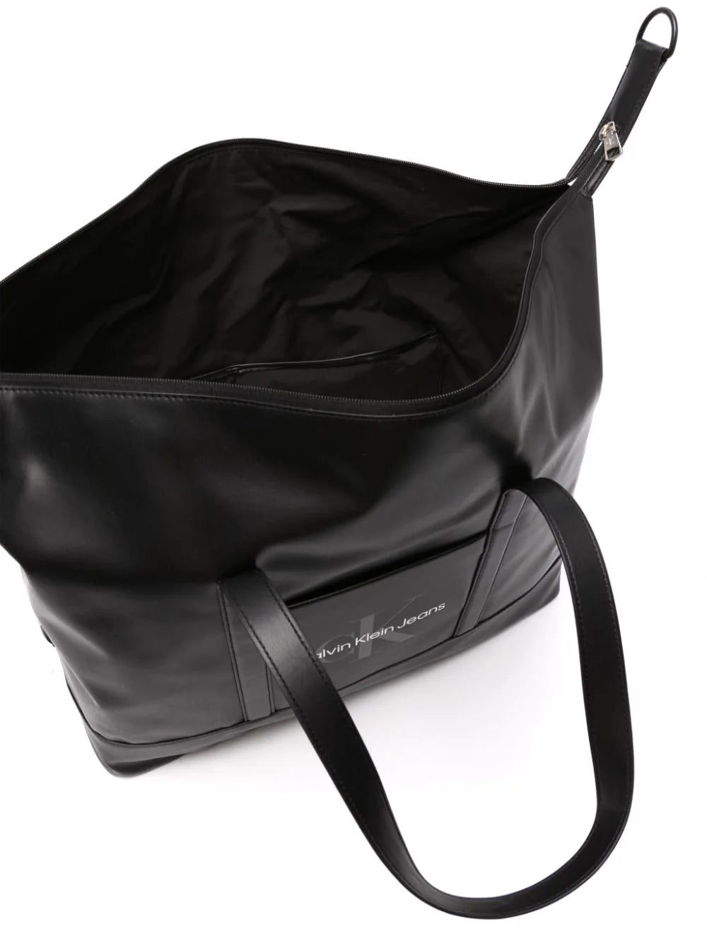 Calvin Klein Jeans Square Logo faux-leather duffle bag - Image 4