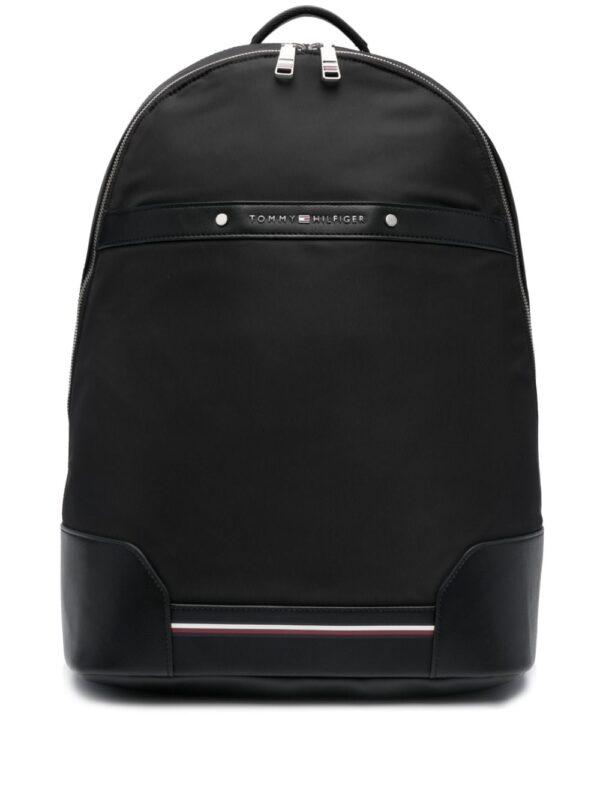 Tommy Hilfiger Central Repreve logo-lettering backpack